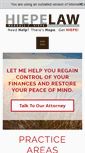 Mobile Screenshot of hiepelaw.com